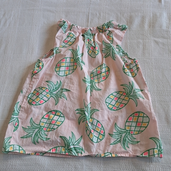 Gymboree girls size 12 pineapple top with hole - Picture 3 of 4